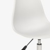 Chaise pivotante hauteur réglable bureau roulettes design Wooden Roll Light Remises