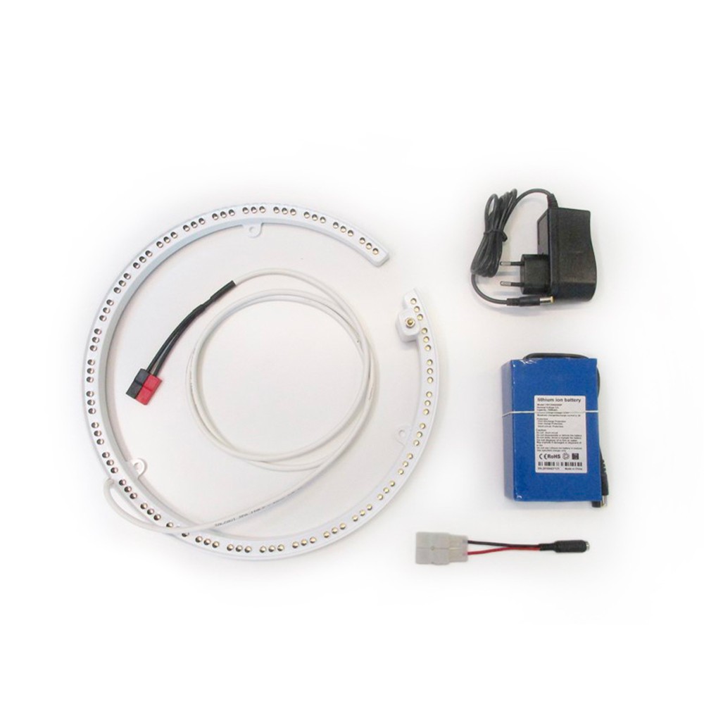 Kit d'éclairage LED électrique batterie lithium pour poêle à gaz chauffage externe  DolceVita