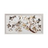 Tableau moderne peinte à la main toile fleurs métallisées branche cadre 60 × 120 cm Z440 Remises