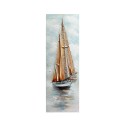 Tableau voilier peint à la main sur toile avec cadre 30 × 90 cm Z421 Vente