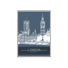 Tableau décoratif moderne photographique ville Londres cadre 50 × 70 cm Unika 0005 Vente