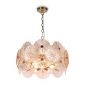 Suspension plafond moderne métal doré disques verre Aster Maytoni Offre