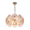 Suspension plafond moderne métal doré disques verre Aster Maytoni Offre