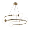 Suspension moderne 4 lumières sphères mates Balance Maytoni Catalogue