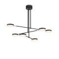 Suspension design moderne 6 lumières LED réglables au plafond Fad Maytoni Promotion