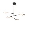 Suspension design moderne 6 lumières LED réglables au plafond Fad Maytoni Promotion