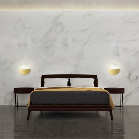 Applique applique verre aluminium LED Ø 30cm Jupiter Maytoni