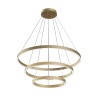 Plafonnier LED réglable style minimaliste 3 anneaux cercles Rim Maytoni Vente