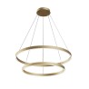 Suspension LED moderne à 2 anneaux pour salon Rim Maytoni Vente