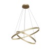 Suspension LED moderne à 2 anneaux pour salon Rim Maytoni Offre