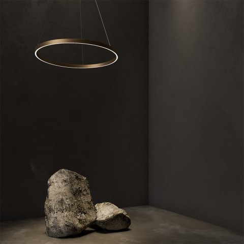 Suspension design minimaliste à LED cercle Ø 60cm Rim Maytoni Promotion