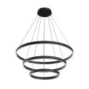 Suspension LED noire 3 anneaux réglables Rim Maytoni Promotion