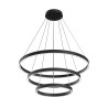 Suspension LED noire 3 anneaux réglables Rim Maytoni Promotion
