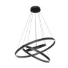 Suspension LED noire 3 anneaux réglables Rim Maytoni Offre