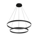 Plafonnier noir moderne réglable 2 anneaux LED Rim Maytoni Vente