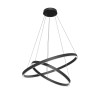 Plafonnier noir moderne réglable 2 anneaux LED Rim Maytoni Offre