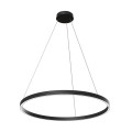 Suspension LED cercle noir Ø 80 cm Rim Maytoni Promotion