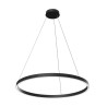 Lampe pendante à LED noir cercle Ø 80cm Rim Maytoni Promotion