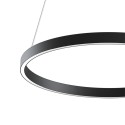 Suspension plafond cercle noir Ø 60 cm LED moderne Rim Maytoni Vente