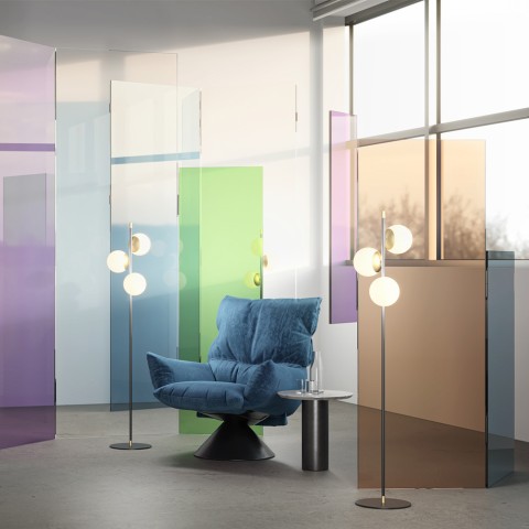 Lampadaire moderne avec 3 sphères Nostalgia Maytoni Promotion
