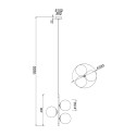 Suspension 3 globes pour salon et chambre Nostalgia Maytoni Réductions