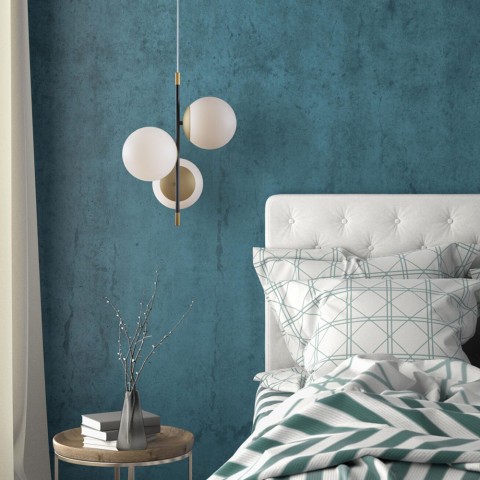 Suspension 3 globes pour salon et chambre Nostalgia Maytoni Promotion