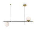 Suspension plafond moderne métal 2 sphères Nostalgia Maytoni Promotion