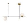 Suspension plafond moderne métal 2 sphères Nostalgia Maytoni Promotion