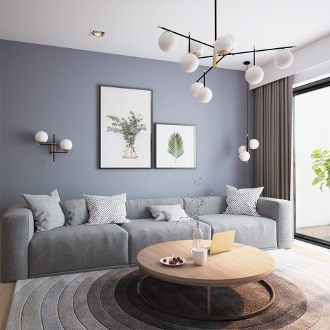 Suspension plafond moderne noir et doré Nostalgia Maytoni Promotion
