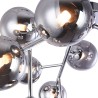 Plafonnier moderne en métal chromé avec boules en verre Dallas Maytoni Remises