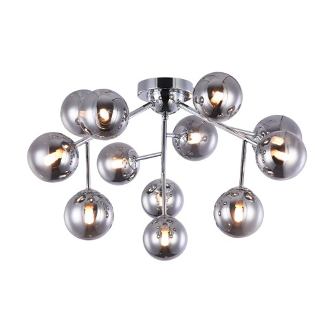 Plafonnier moderne en métal chromé avec boules en verre Dallas Maytoni Promotion