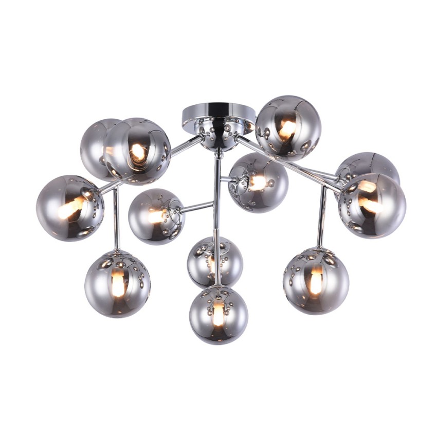 Plafonnier moderne en métal chromé avec boules en verre Dallas Maytoni Promotion