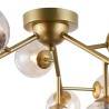 Plafonnier en métal doré avec sphères en verre Dallas Maytoni Offre