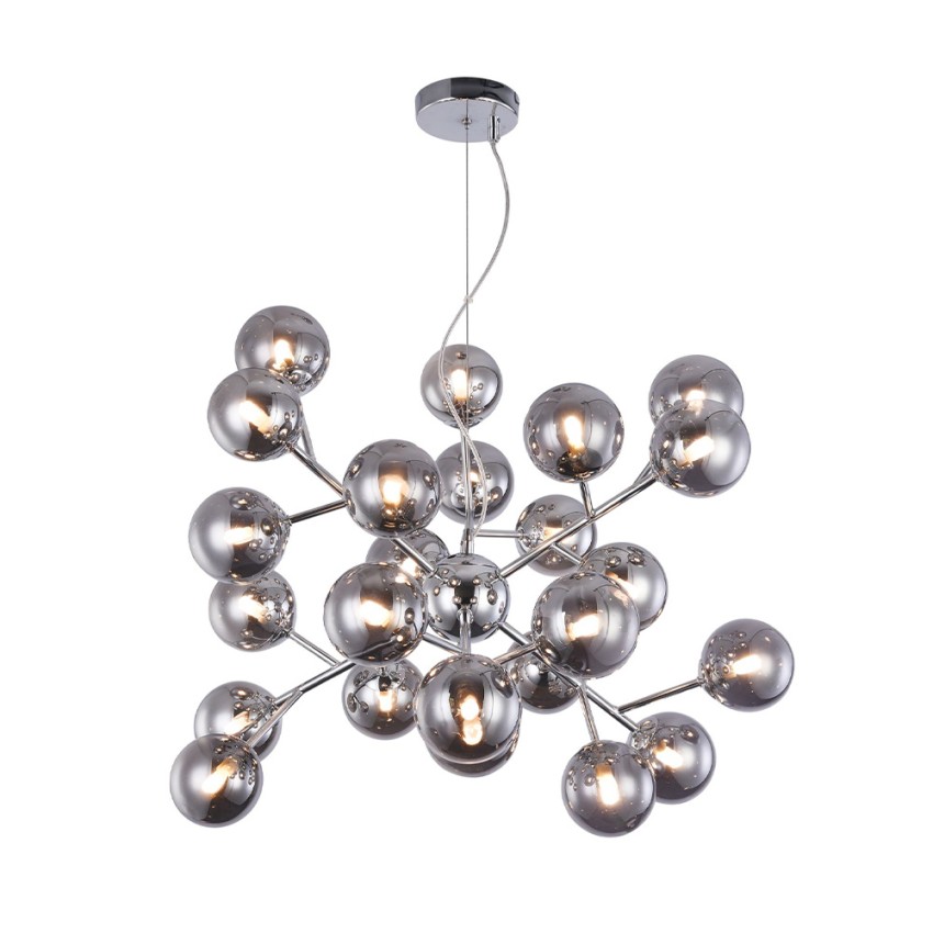 Suspension moderne design sphères en verre chromé Dallas Maytoni Promotion Suspension moderne design sphères en verre chromé Dallas Maytoni Promotion