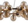 Suspension 25 sphères doré style moderne Dallas Maytoni Remises