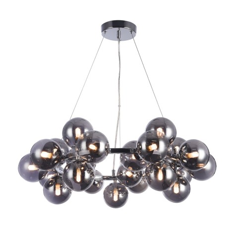 Suspension moderne chromée 25 sphères Dallas Maytoni Promotion