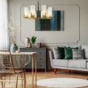 Lustre en laiton style chandelier plafond moderne 8 lumières Fortano Maytoni Promotion
