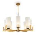 Lustre en laiton style chandelier plafond moderne 8 lumières Fortano Maytoni Vente