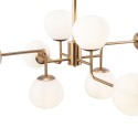 Lampe pendante de salon moderne 8 sphères verre blanc Erich Maytoni Caractéristiques