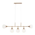 Suspension moderne boules en verre blanc Erich Maytoni Catalogue
