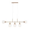 Suspension moderne boules en verre blanc Erich Maytoni Catalogue