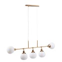 Suspension moderne boules en verre blanc Erich Maytoni Remises