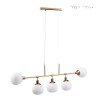Suspension moderne boules en verre blanc Erich Maytoni Vente