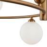 Suspension salon anneau cercle 6 lumières sphères Ring Maytoni Caractéristiques