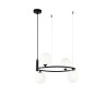 Lampe de plafond cerclée suspendue avec 4 sphères modernes Ring Maytoni Offre
