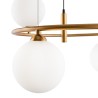 Lampe de plafond cerclée suspendue avec 4 sphères modernes Ring Maytoni Catalogue
