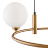 Lampe de plafond cerclée suspendue avec 4 sphères modernes Ring Maytoni Choix