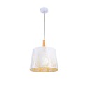 Suspension cuisine abat-jour bois décoratif Lantern Maytoni Vente