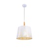 Suspension cuisine abat-jour bois décoratif Lantern Maytoni Vente