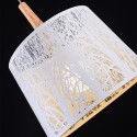 Suspension cuisine abat-jour bois décoratif Lantern Maytoni Remises